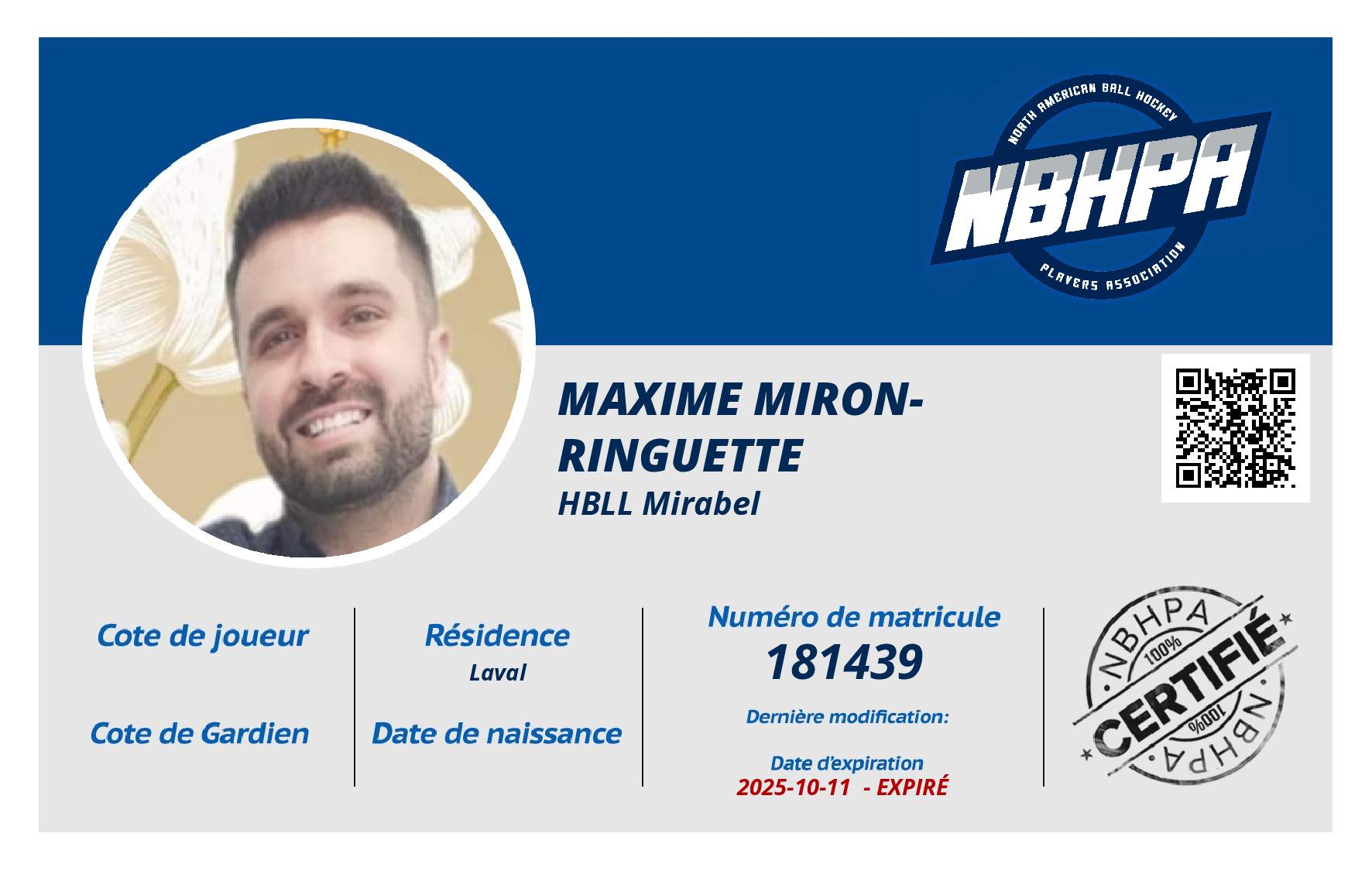 Maxime Miron-ringuette