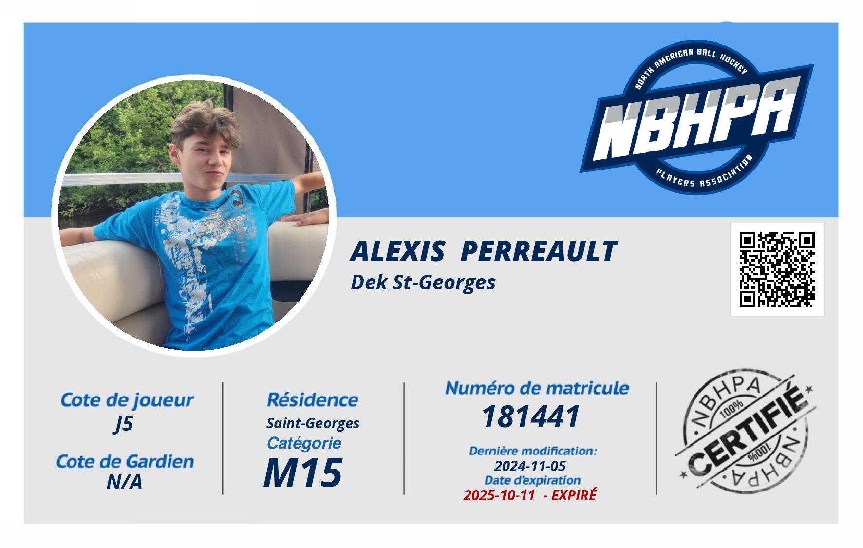 Alexis  Perreault 