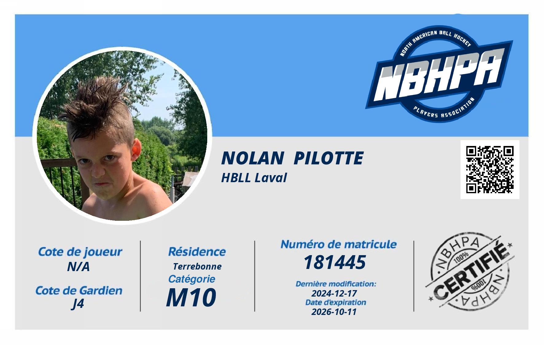 Nolan  Pilotte