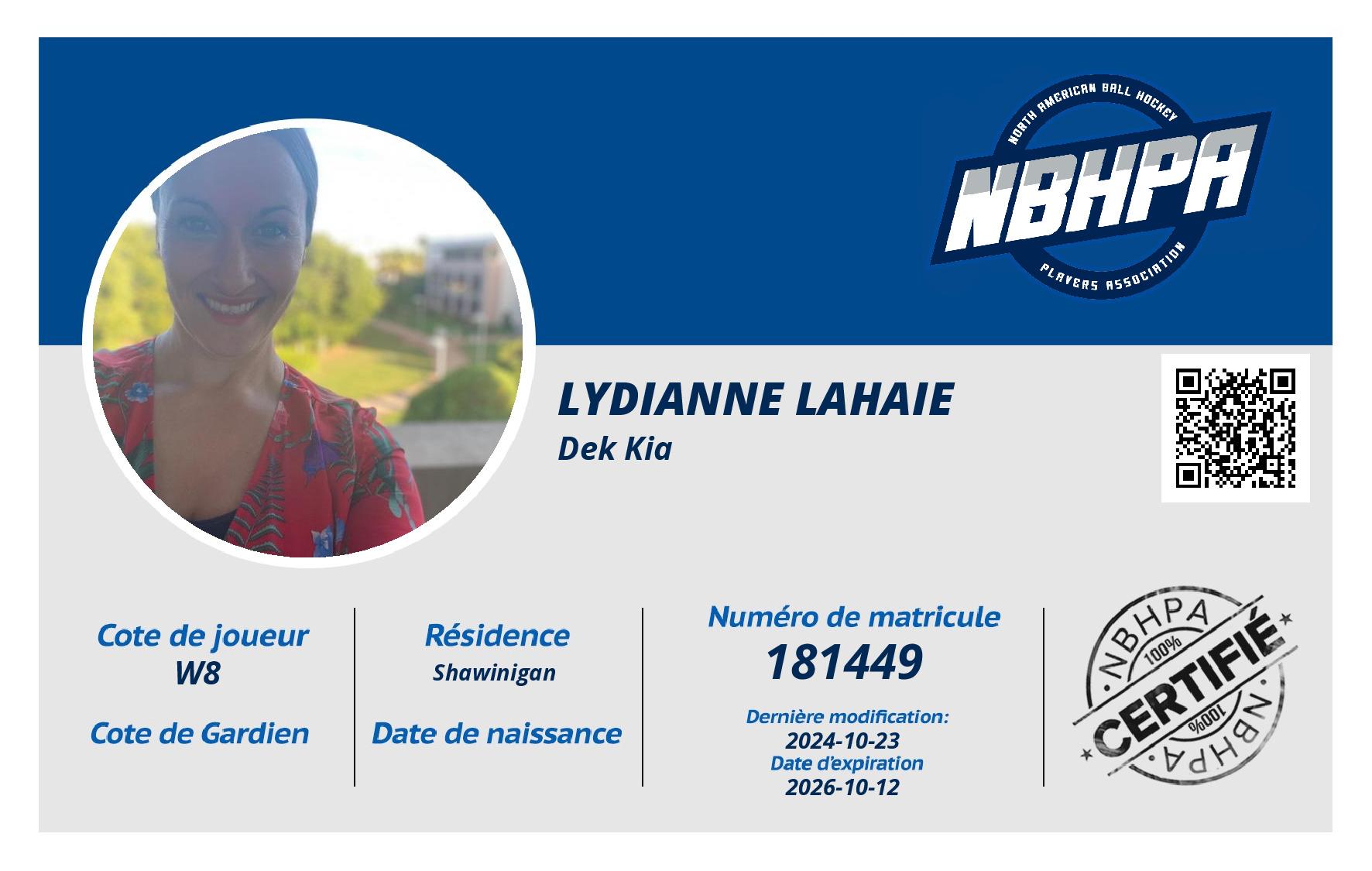 Lydianne Lahaie