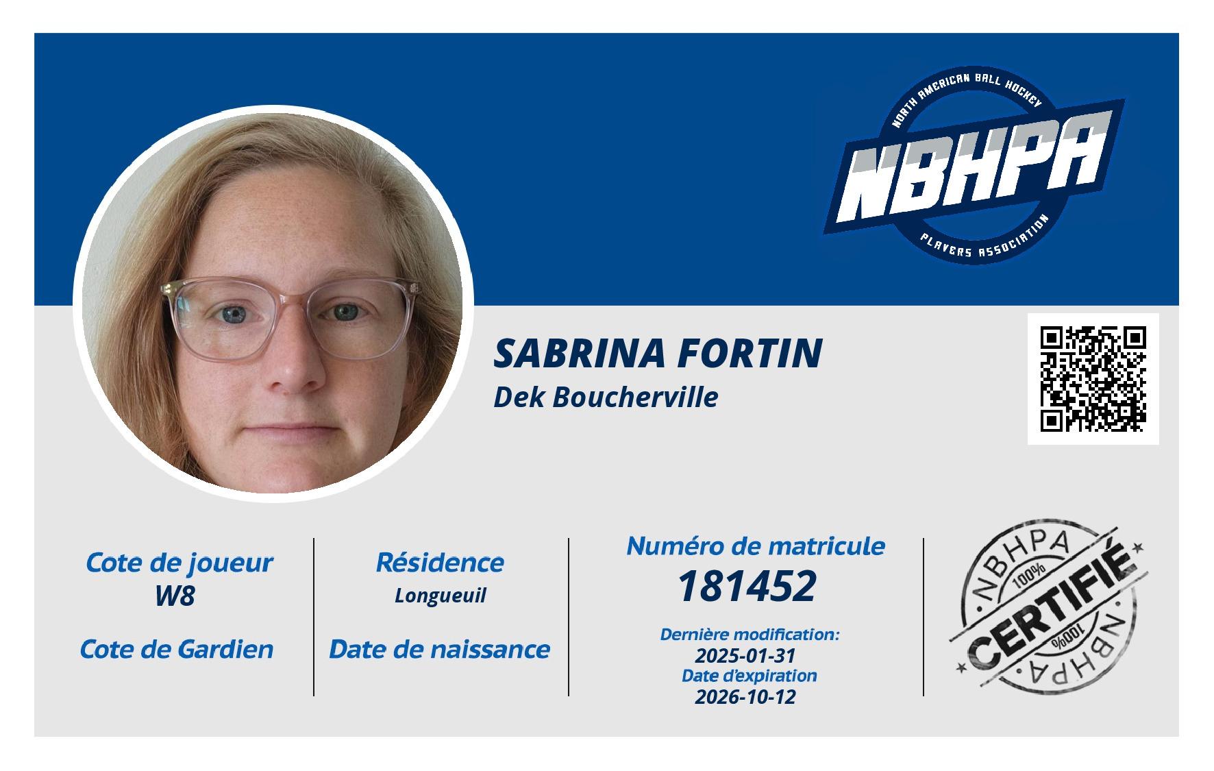 Sabrina fortin