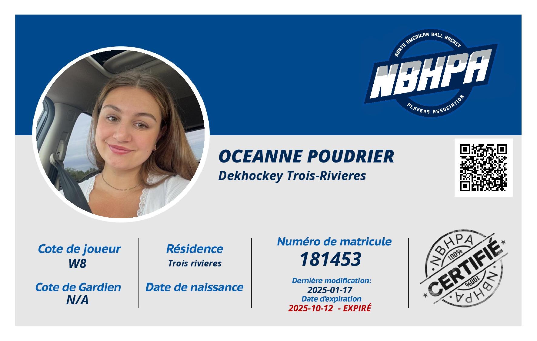Oceanne Poudrier