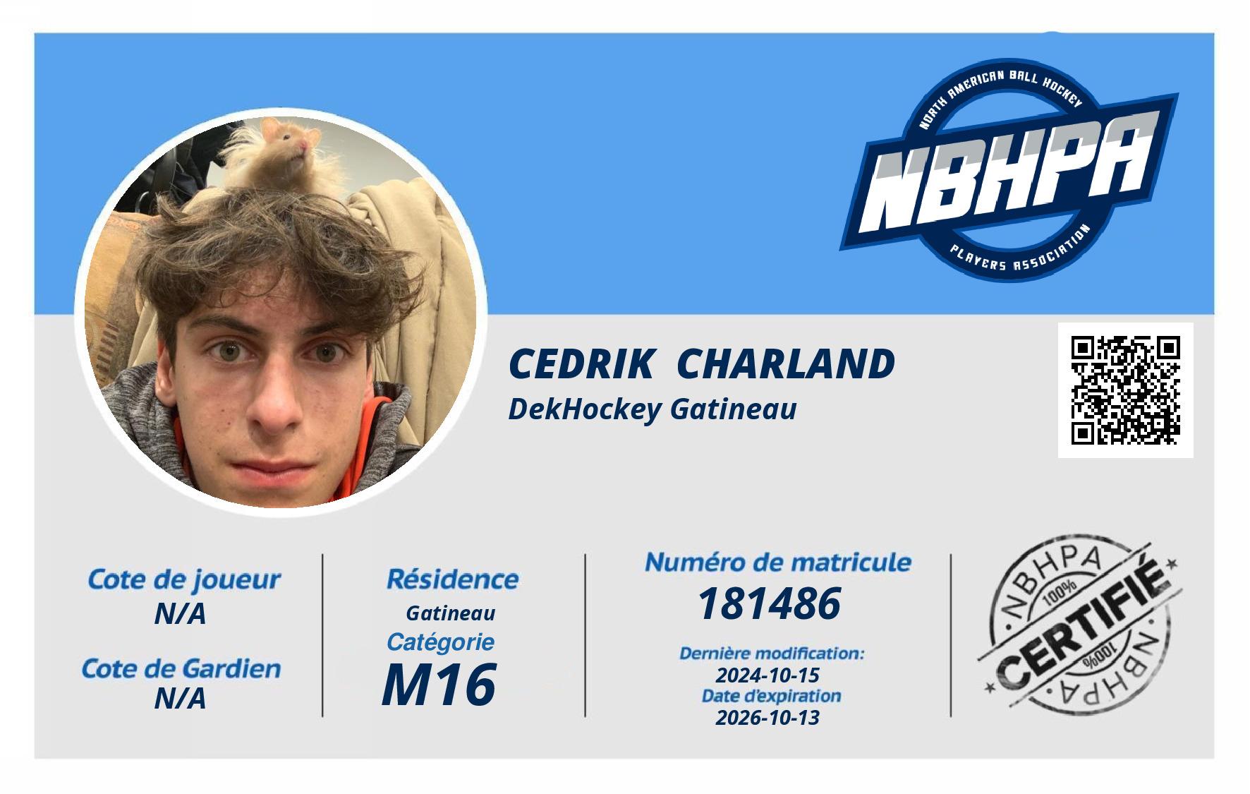 Cedrik  Charland 