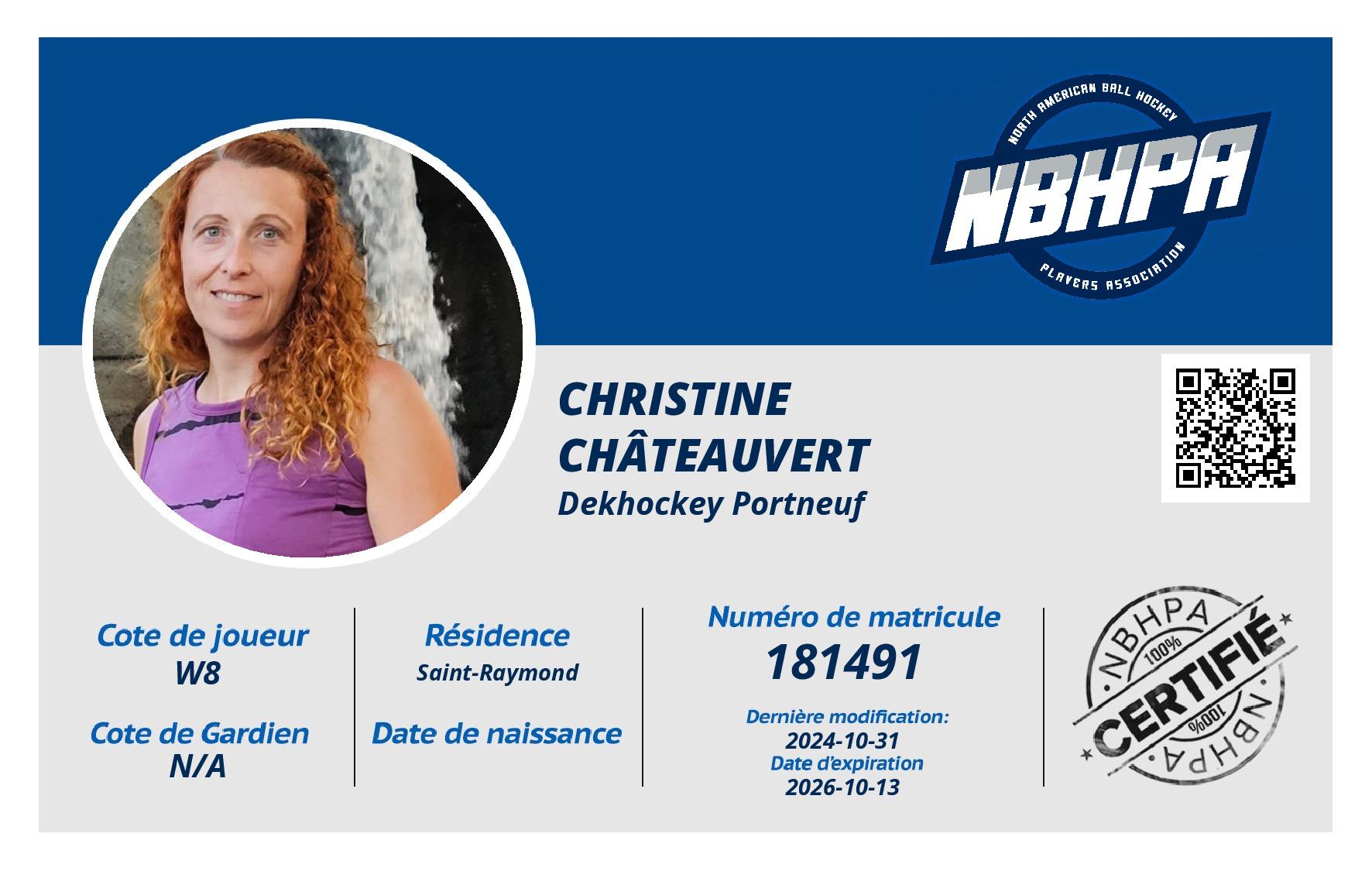 Christine  Châteauvert 