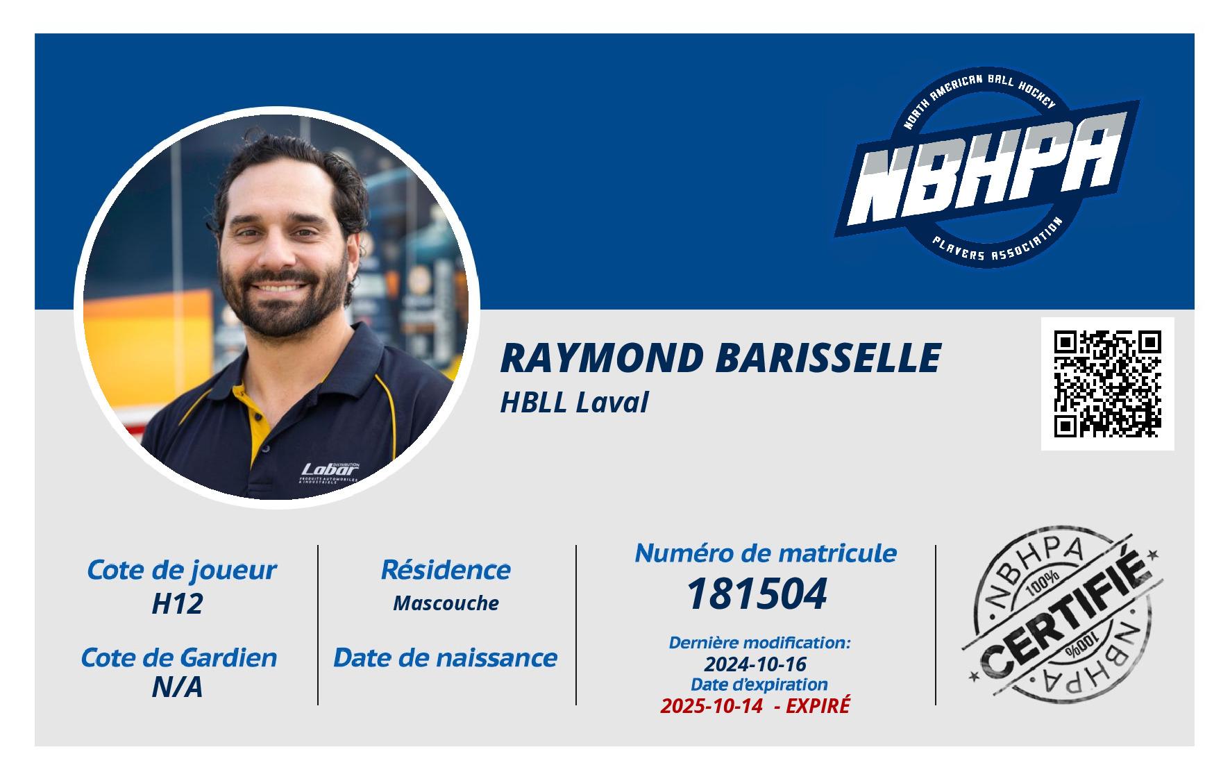 Raymond Barisselle