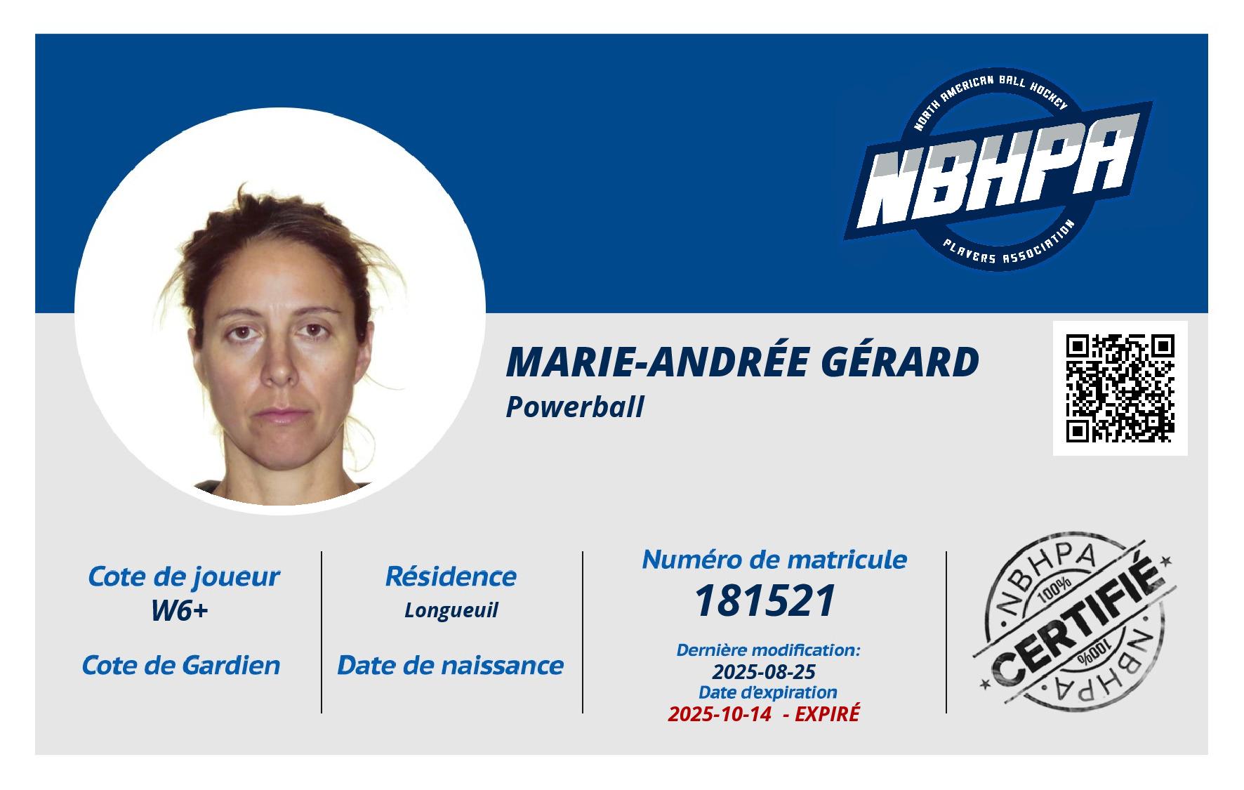 Marie-Andrée Gérard