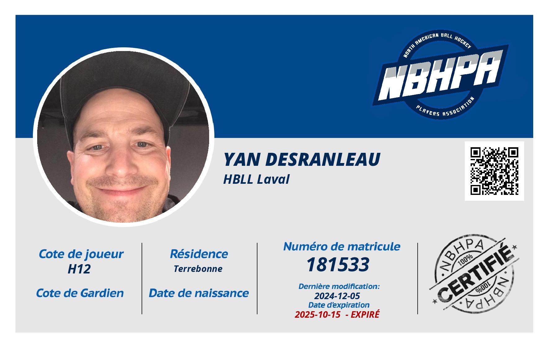 Yan Desranleau