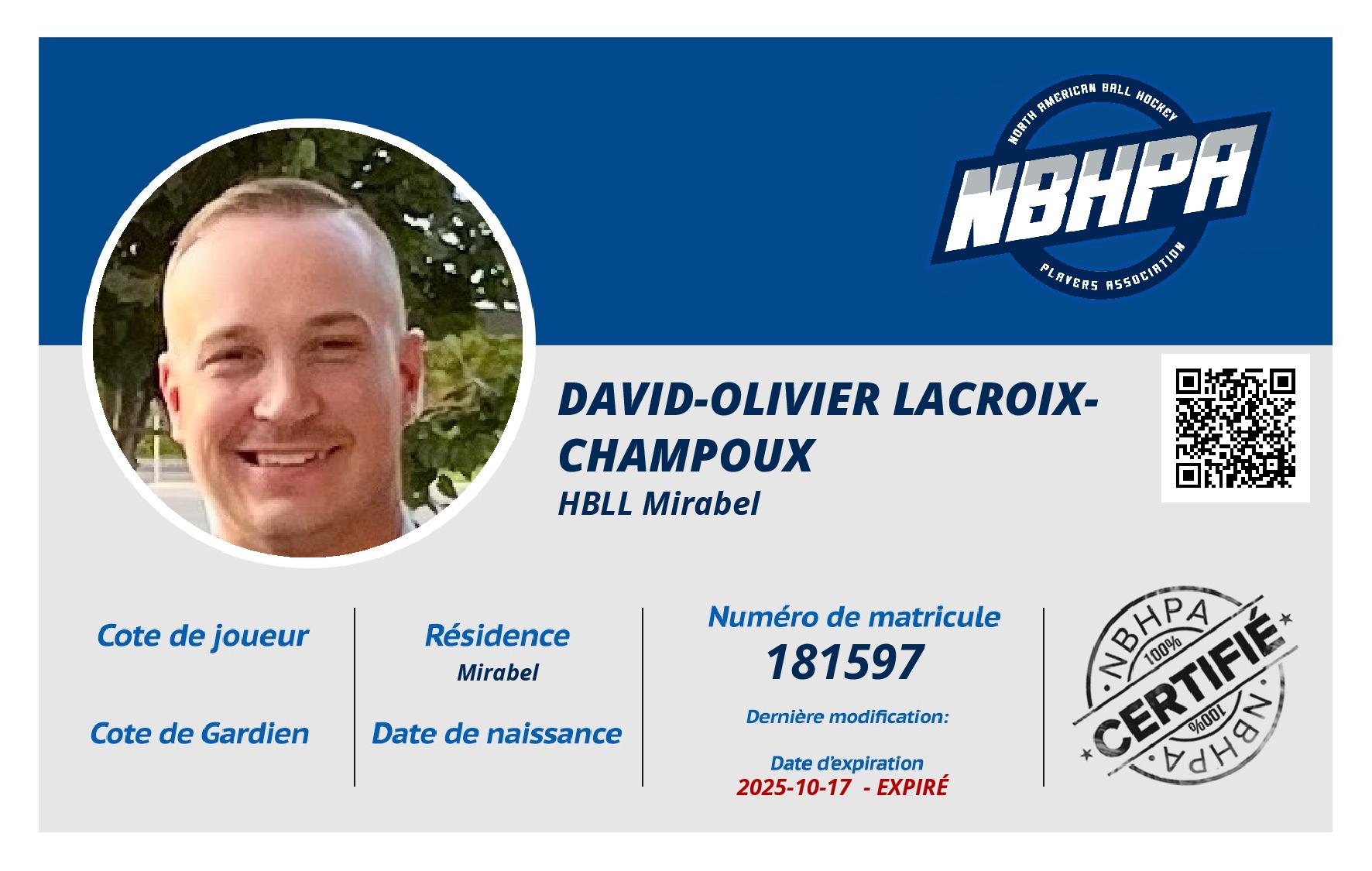 David-Olivier Lacroix-Champoux