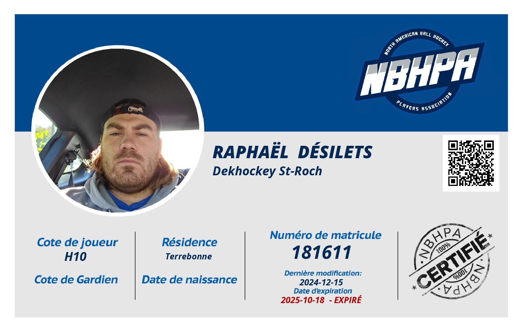Raphaël  Désilets 