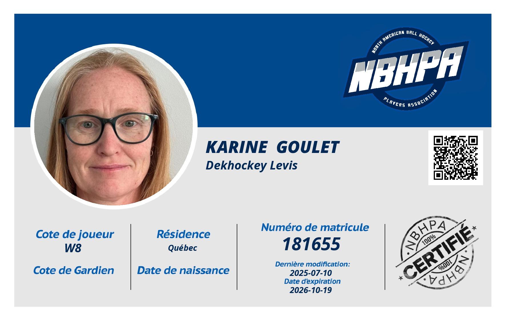 Karine  Goulet