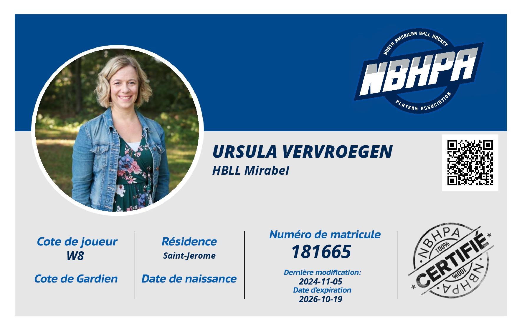 Ursula Vervroegen
