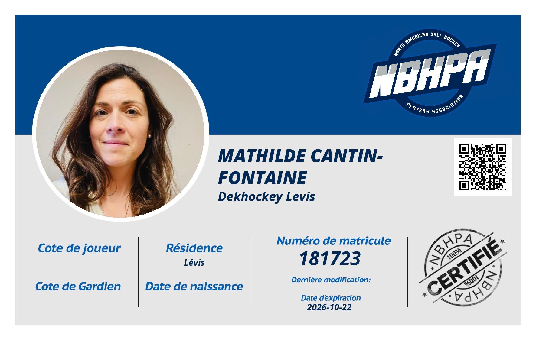 Mathilde Cantin-Fontaine