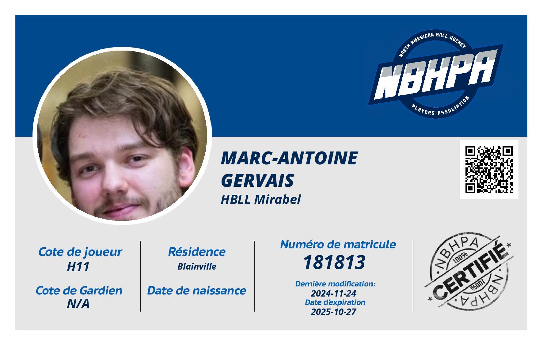 Marc-Antoine Gervais