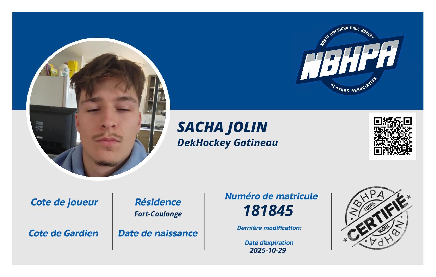 Sacha Jolin