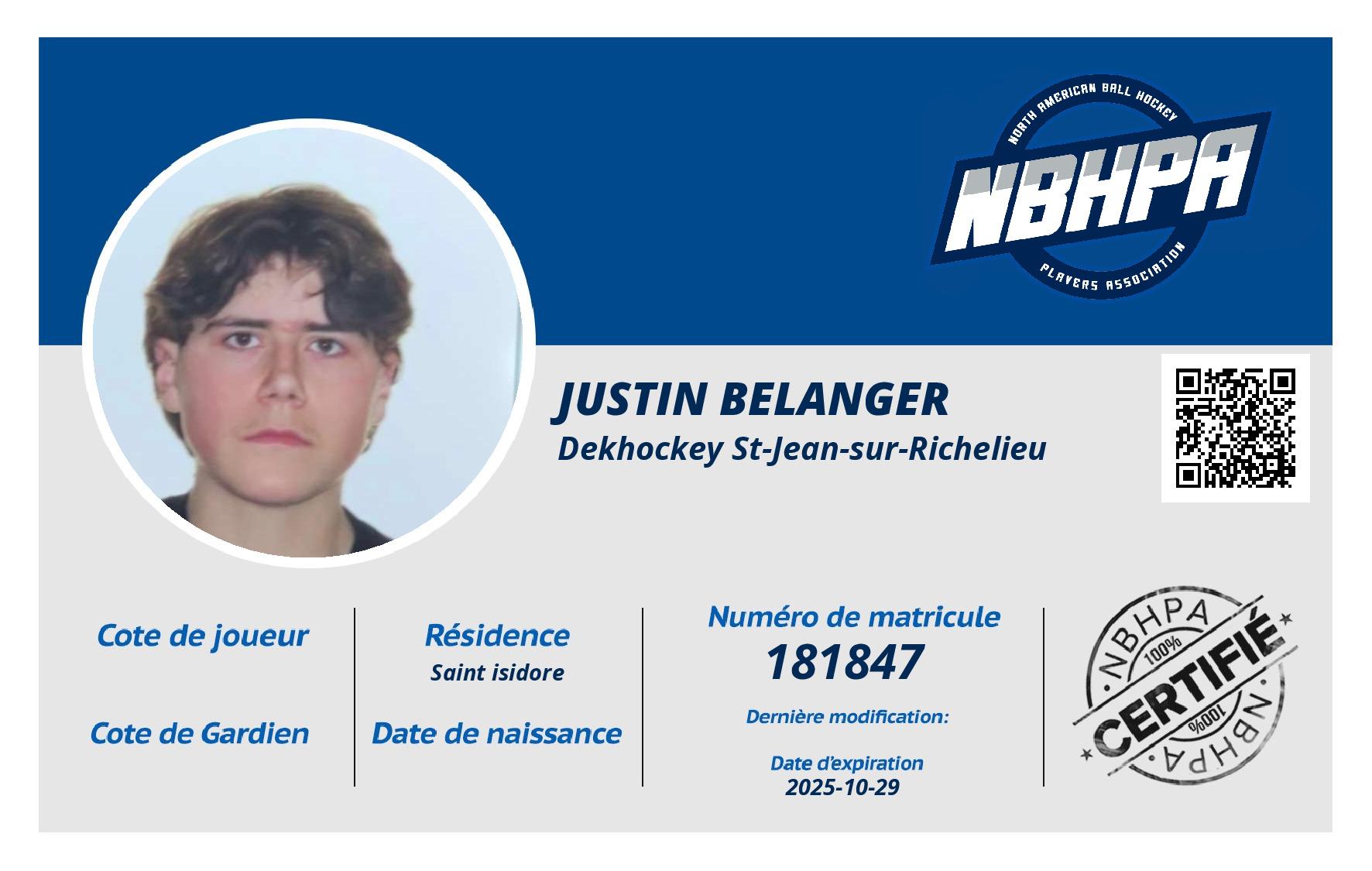 Justin Belanger