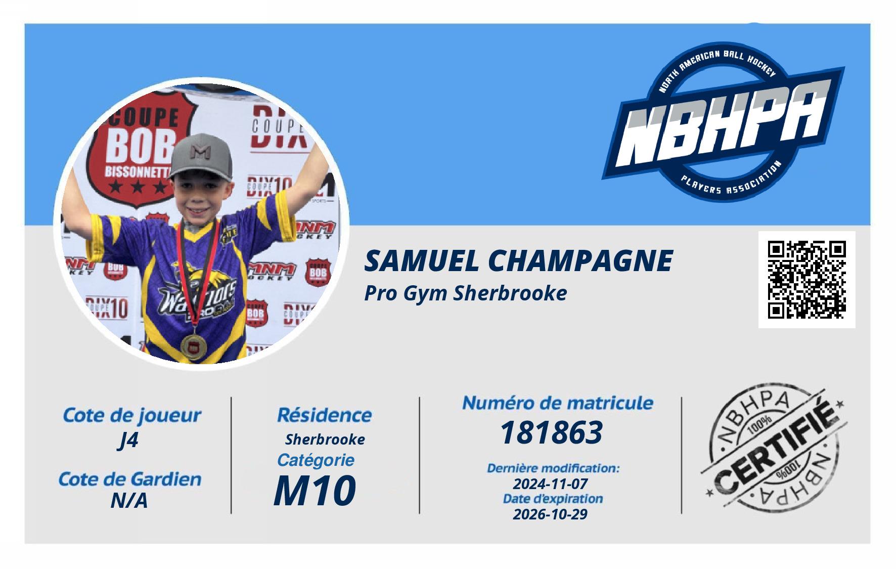 Samuel Champagne