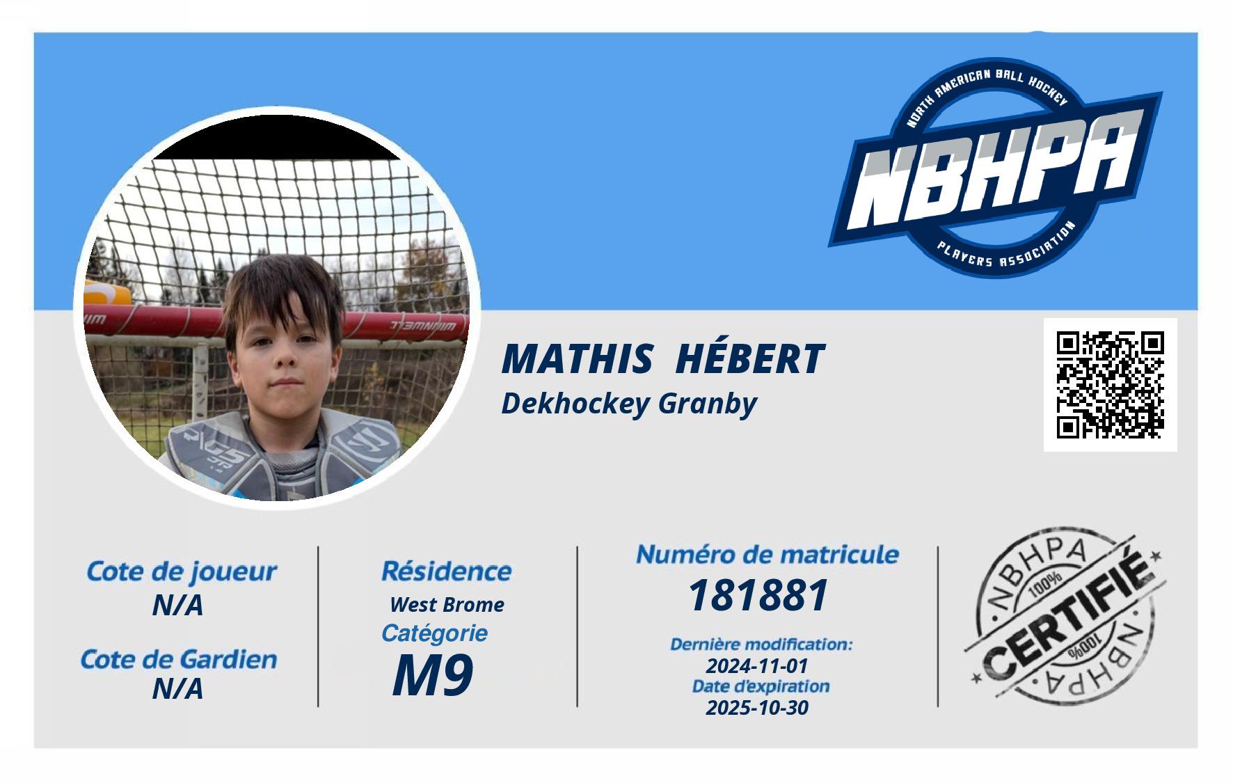 Mathis  Hébert 