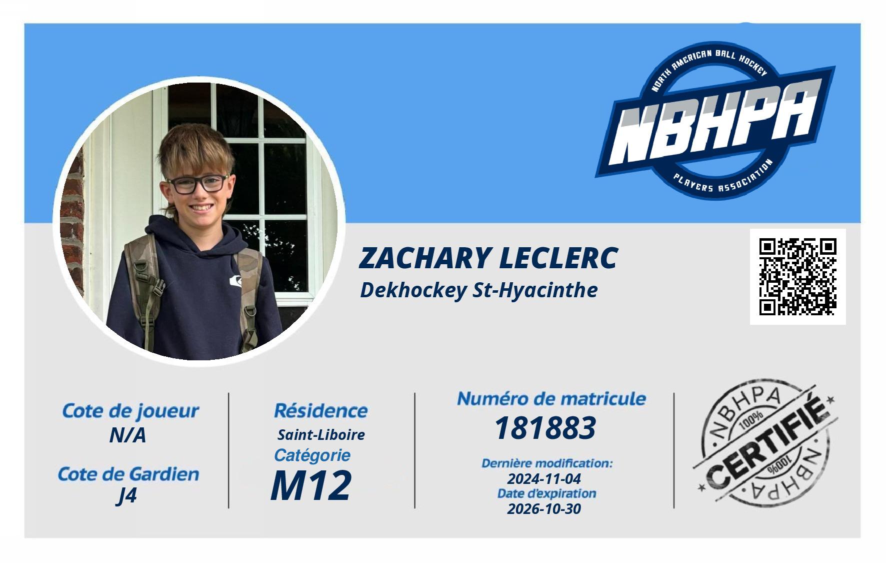 Zachary Leclerc
