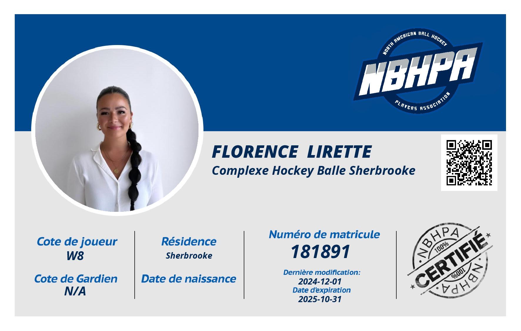 Florence  Lirette 