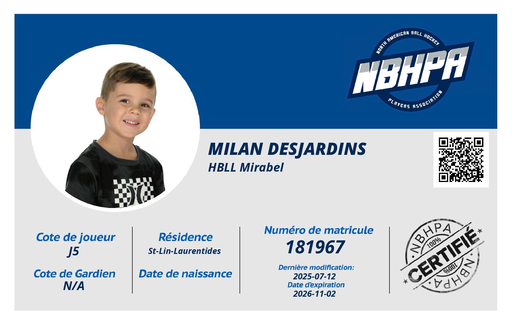 Milan Desjardins
