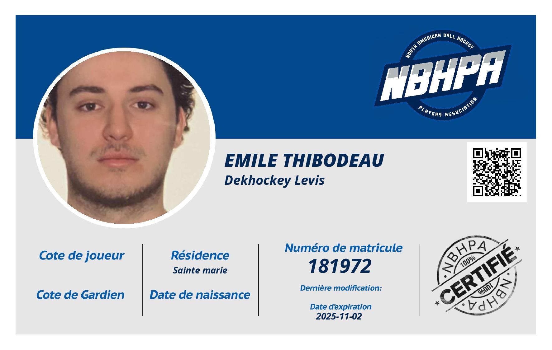 Emile Thibodeau