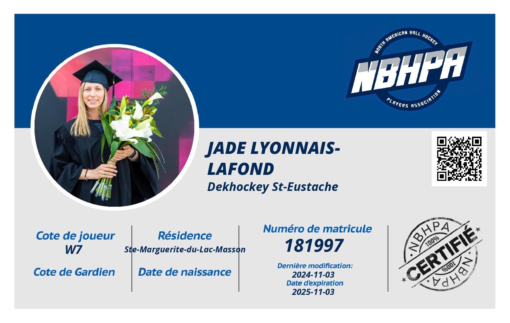 Jade Lyonnais-Lafond