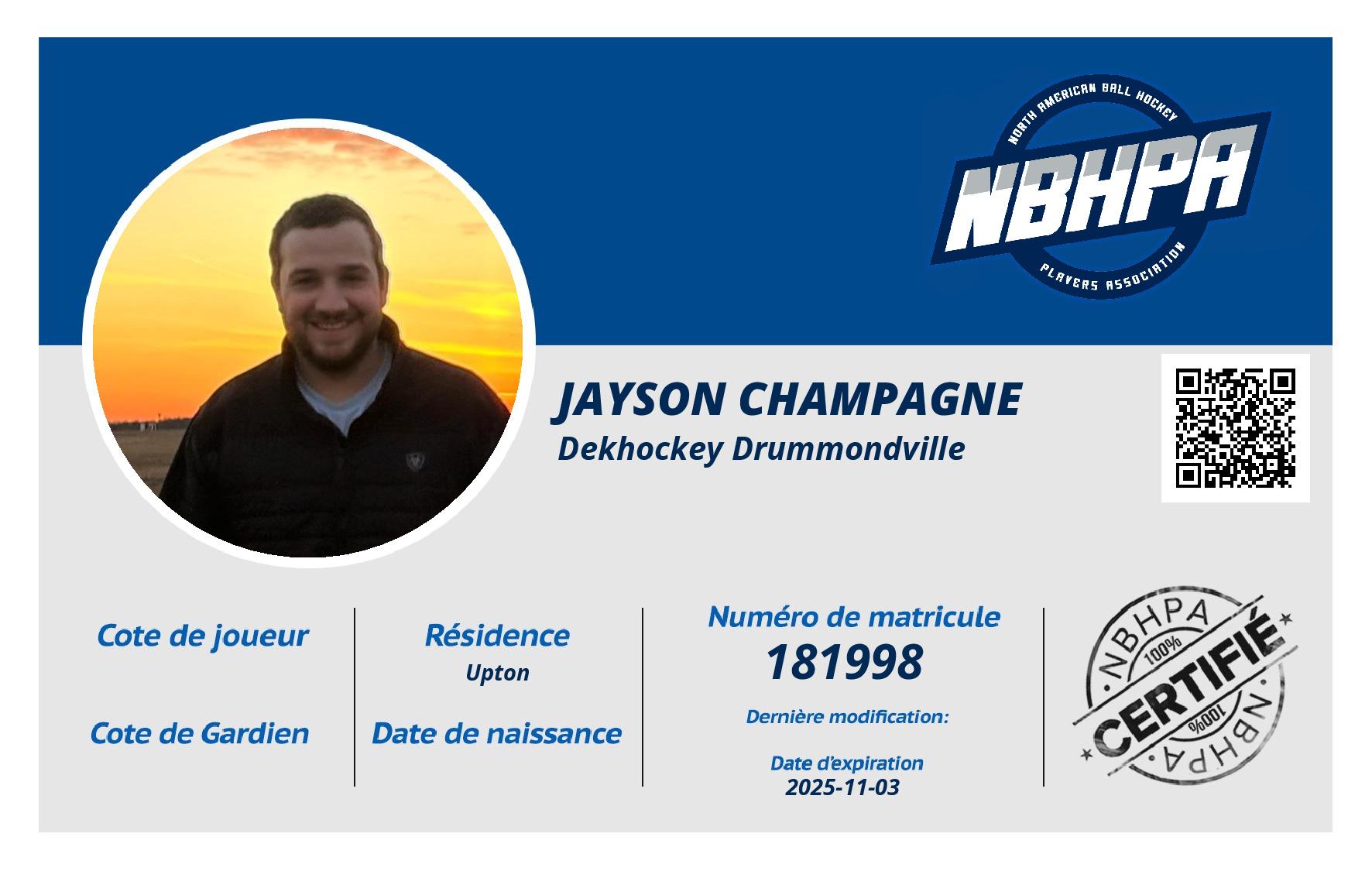 Jayson Champagne