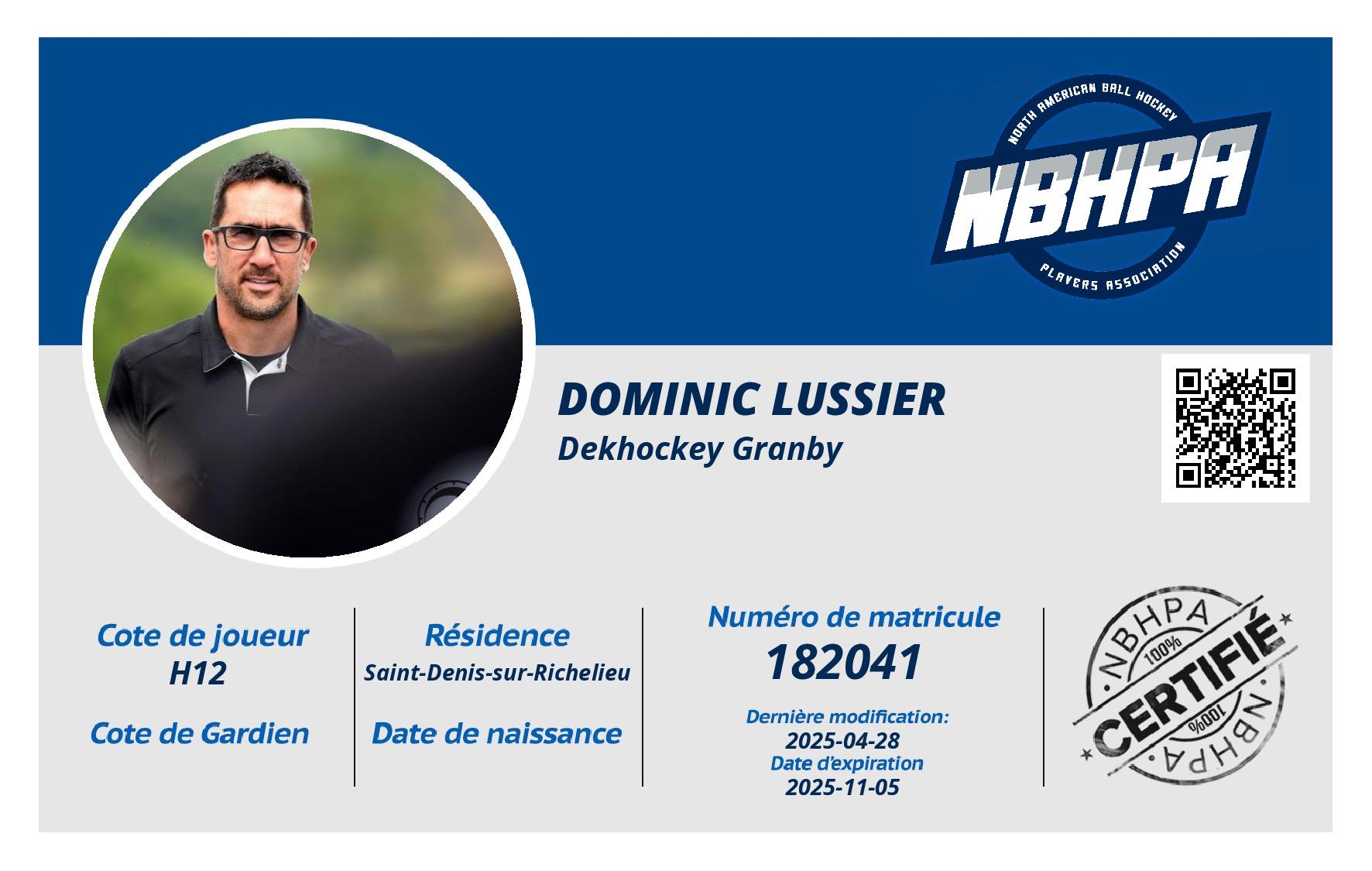 dominic lussier