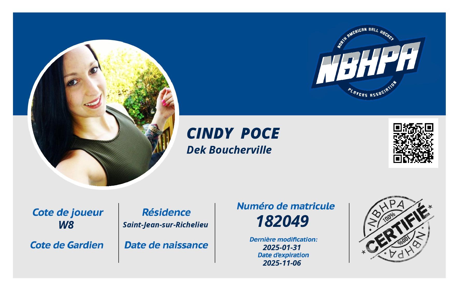 Cindy  Poce
