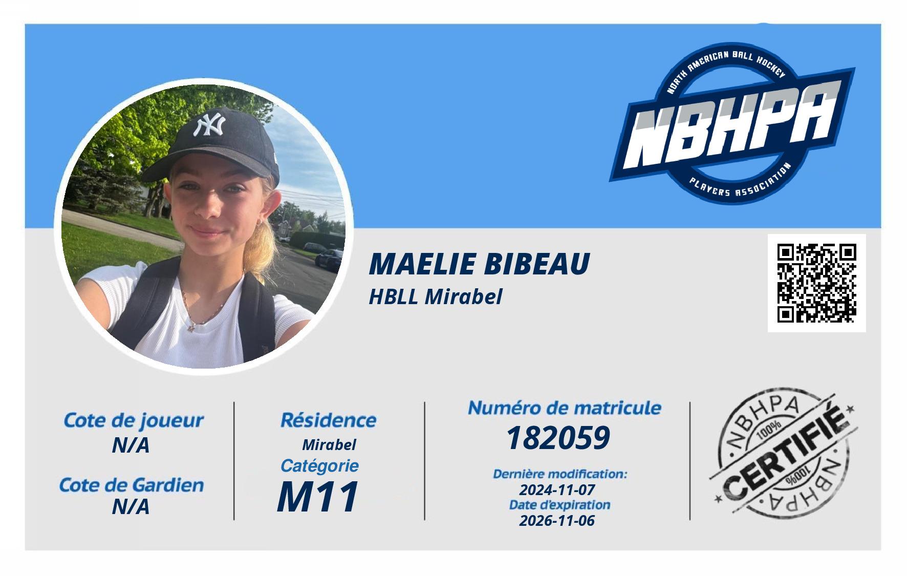 Maelie Bibeau 