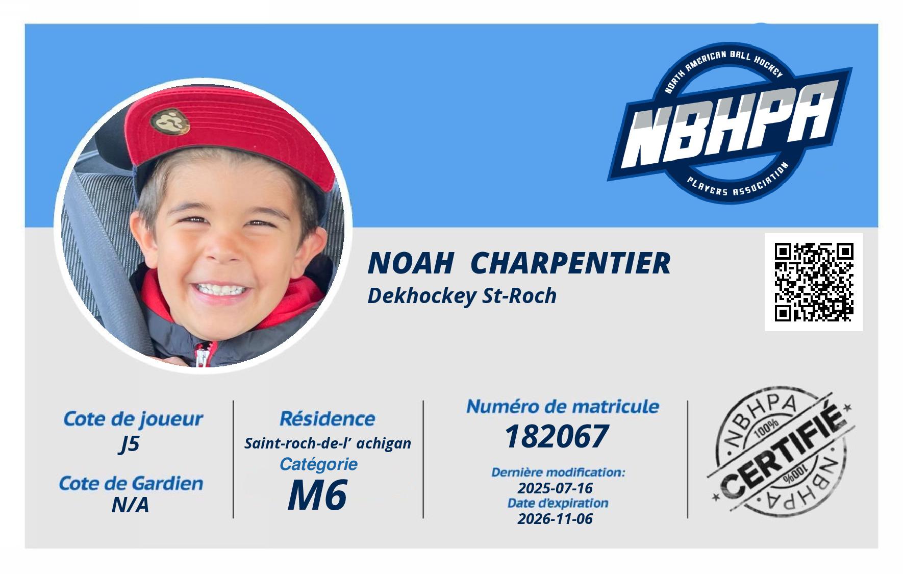 Noah  Charpentier 