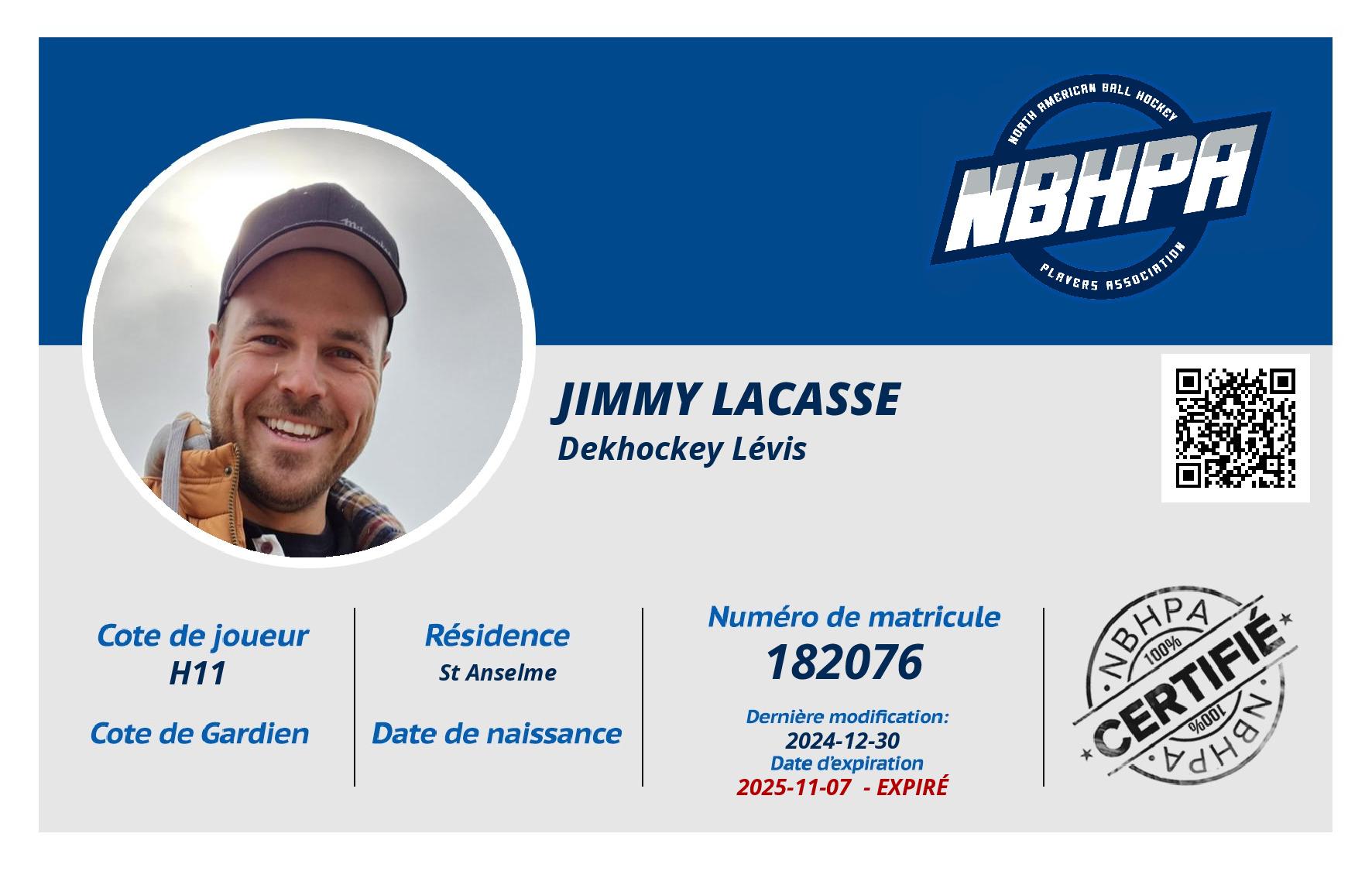 Jimmy Lacasse
