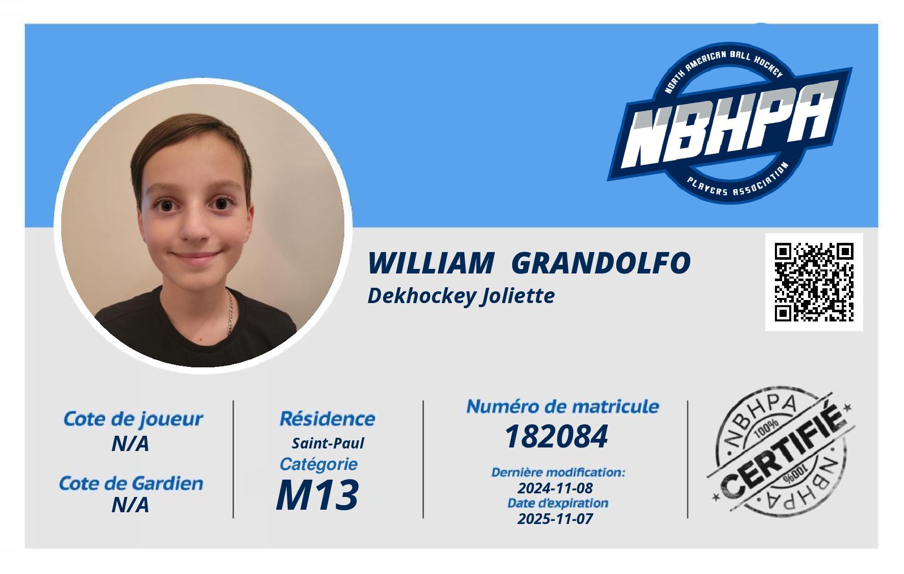 William  Grandolfo 