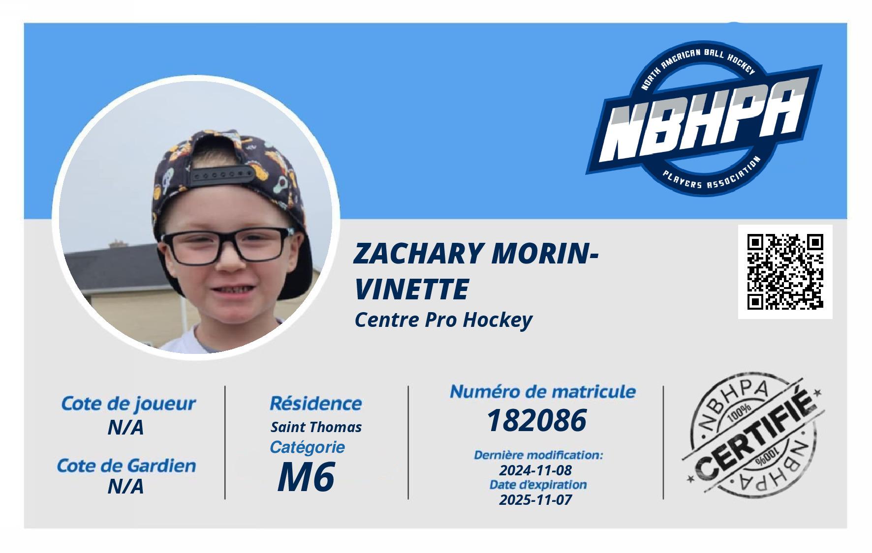 Zachary Morin-Vinette