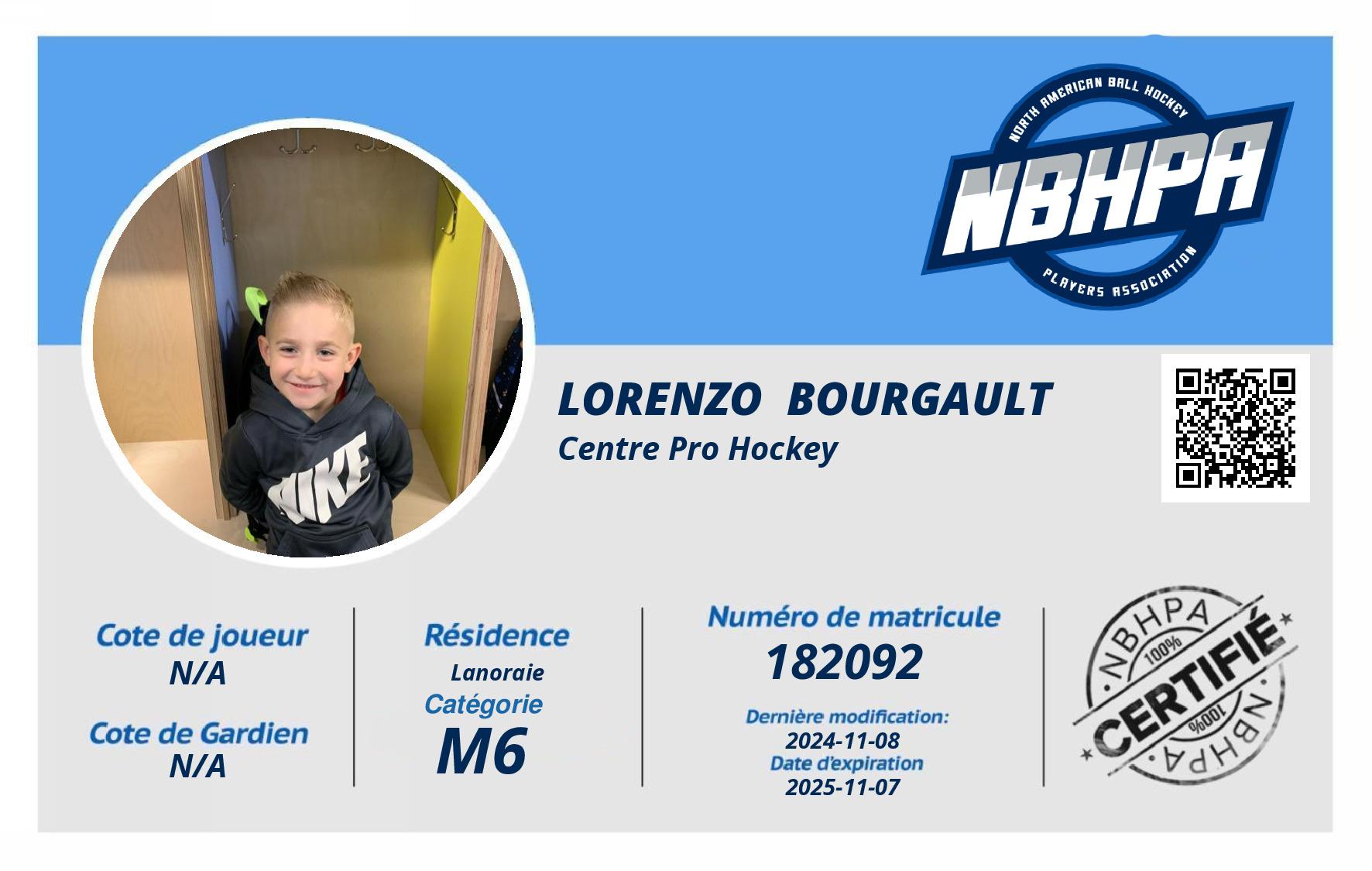 Lorenzo  Bourgault