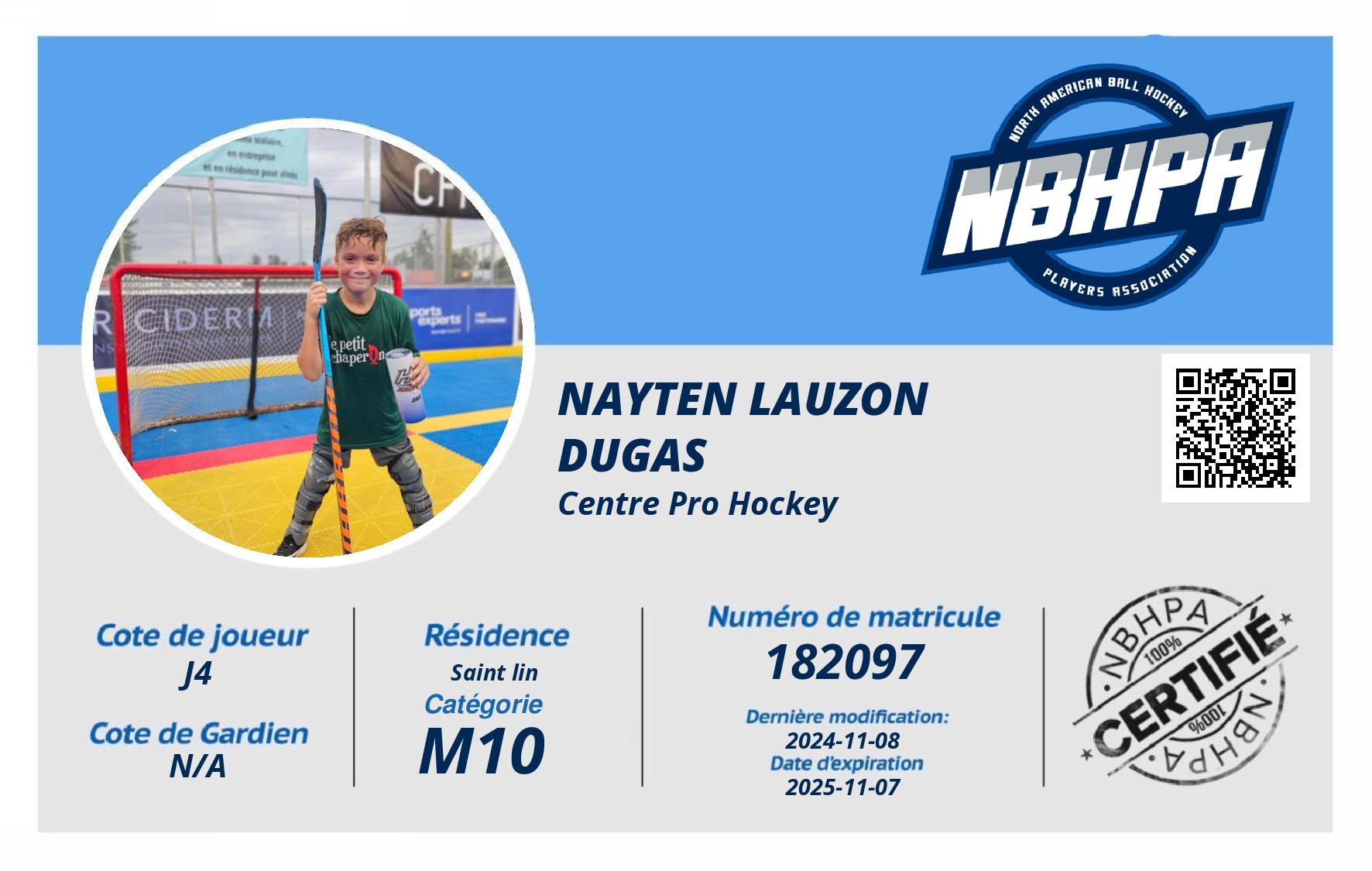 Nayten Lauzon Dugas 