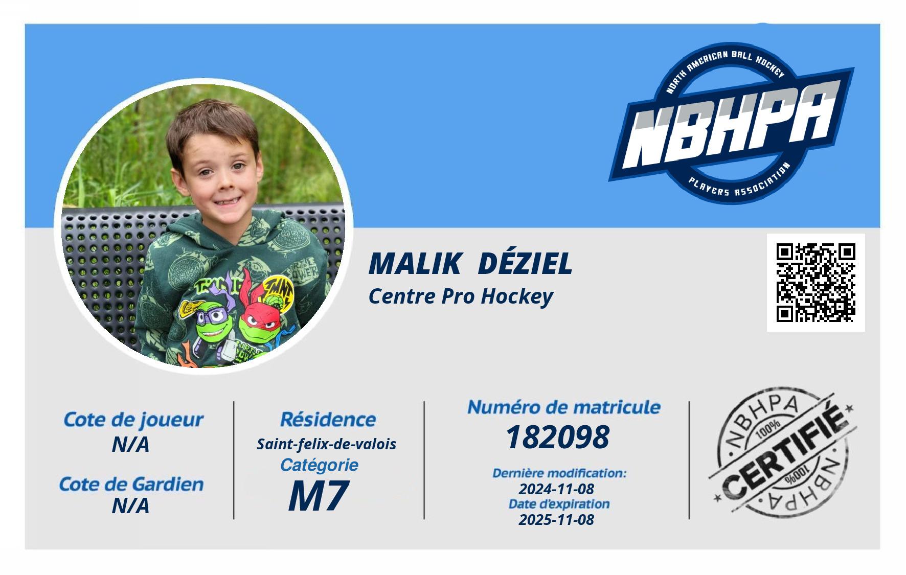 Malik  Déziel 