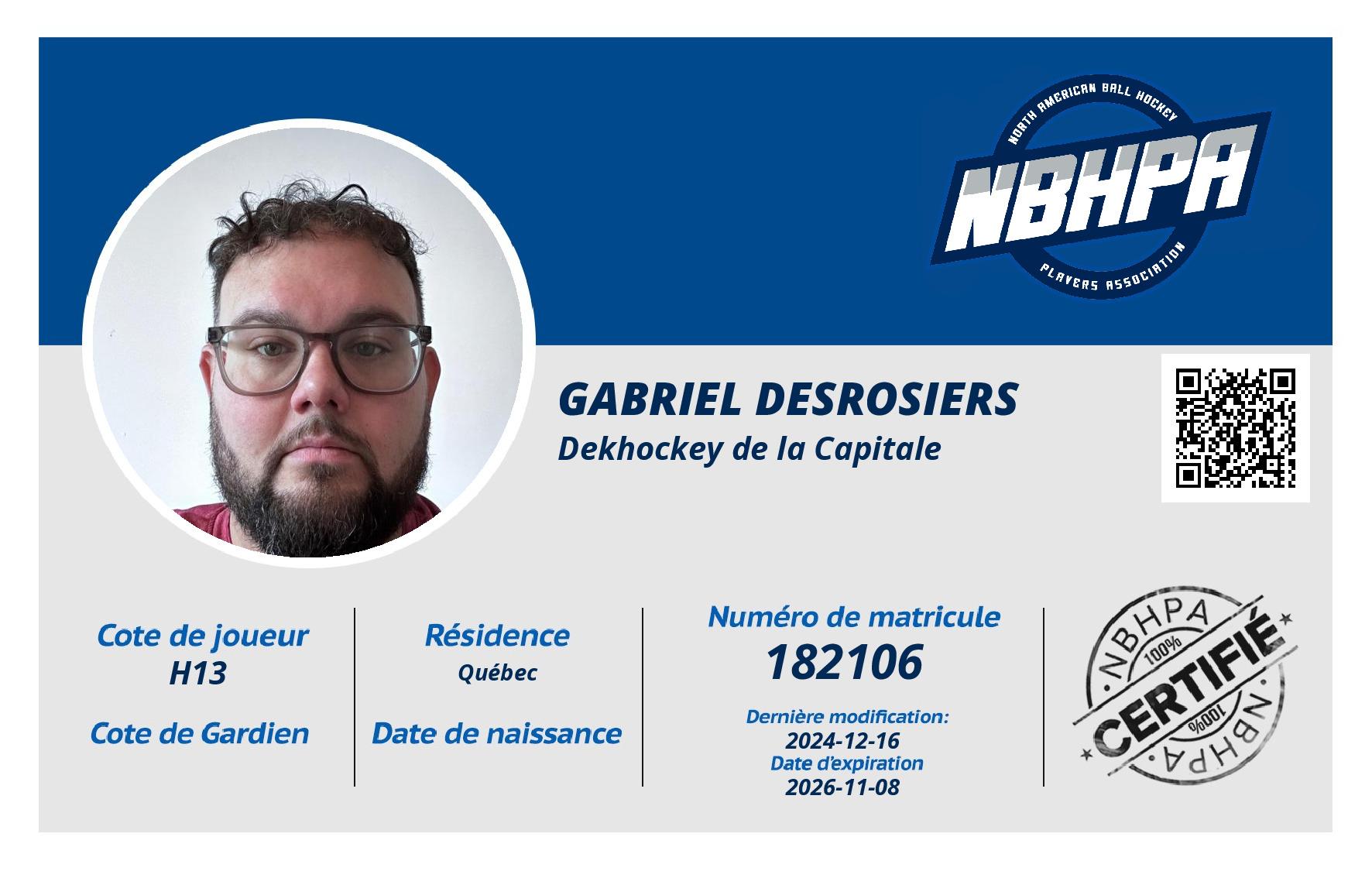 Gabriel Desrosiers
