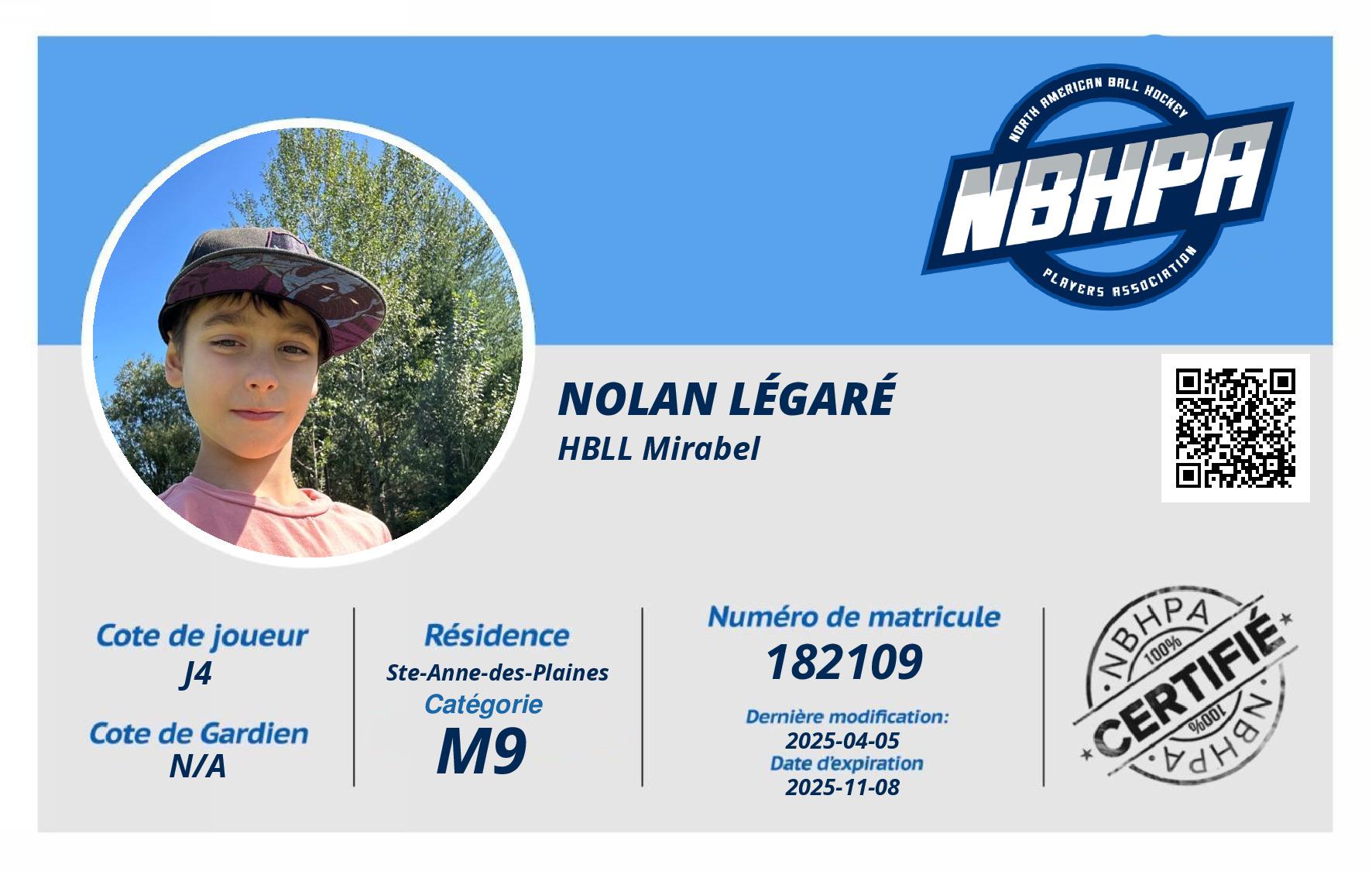 Nolan Légaré