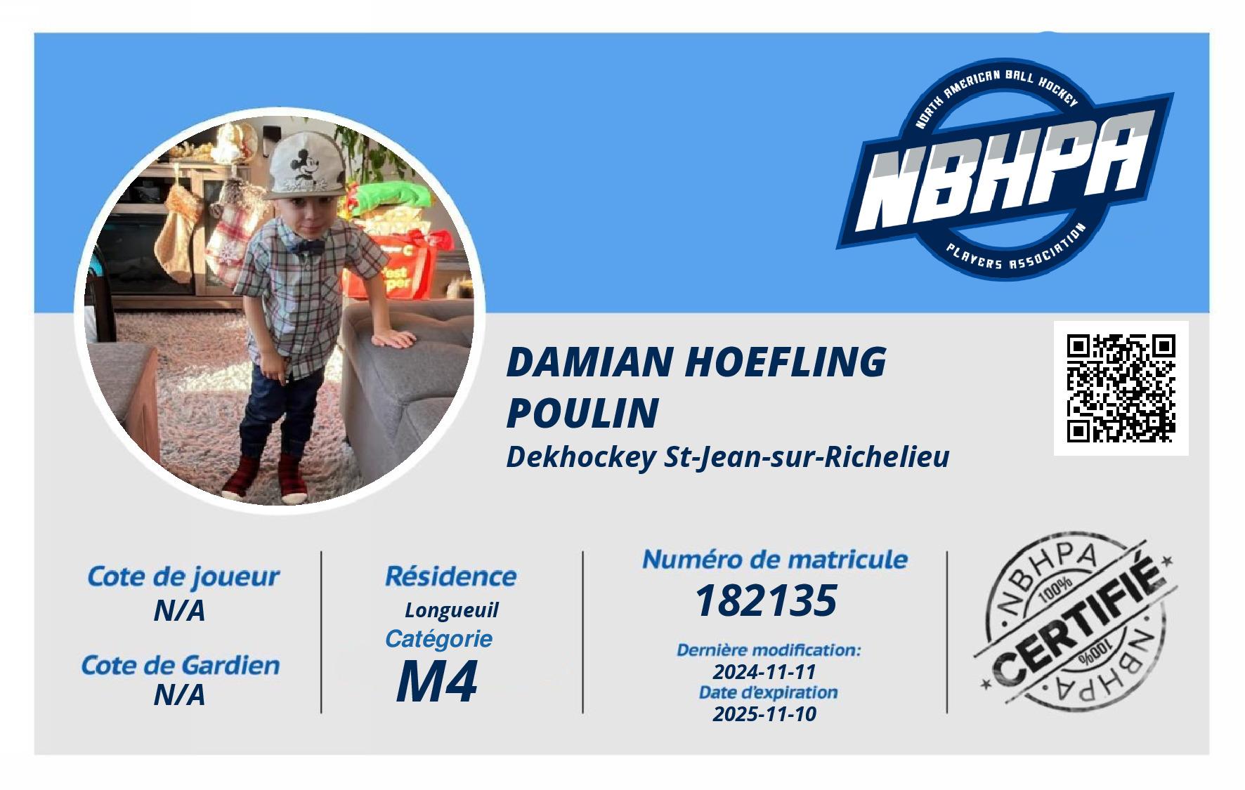 Damian Hoefling Poulin