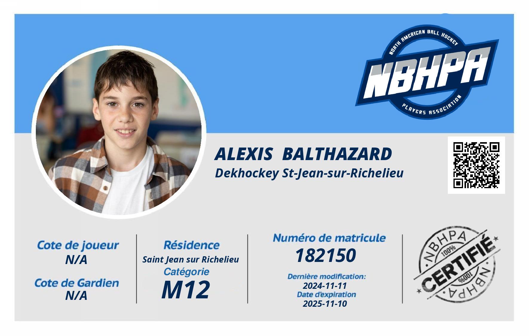 Alexis  Balthazard