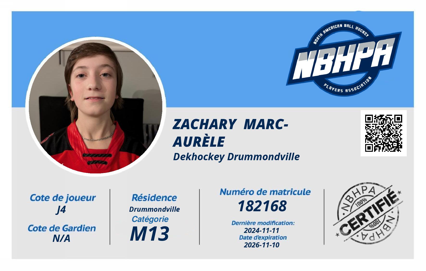 Zachary  Marc-Aurèle 