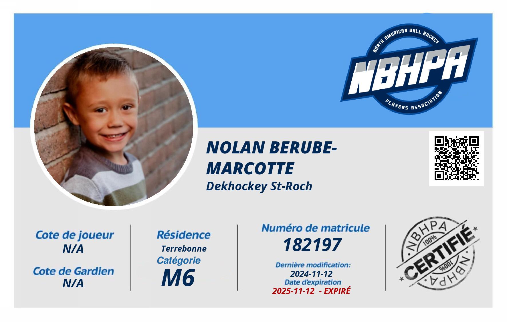 Nolan Berube-marcotte