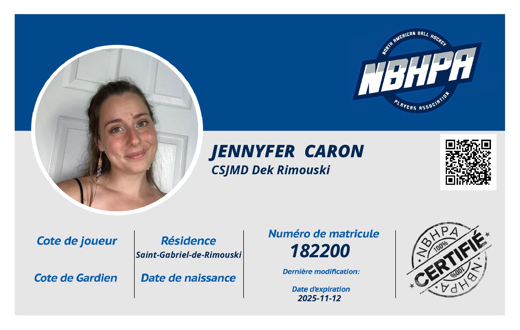 Jennyfer  Caron