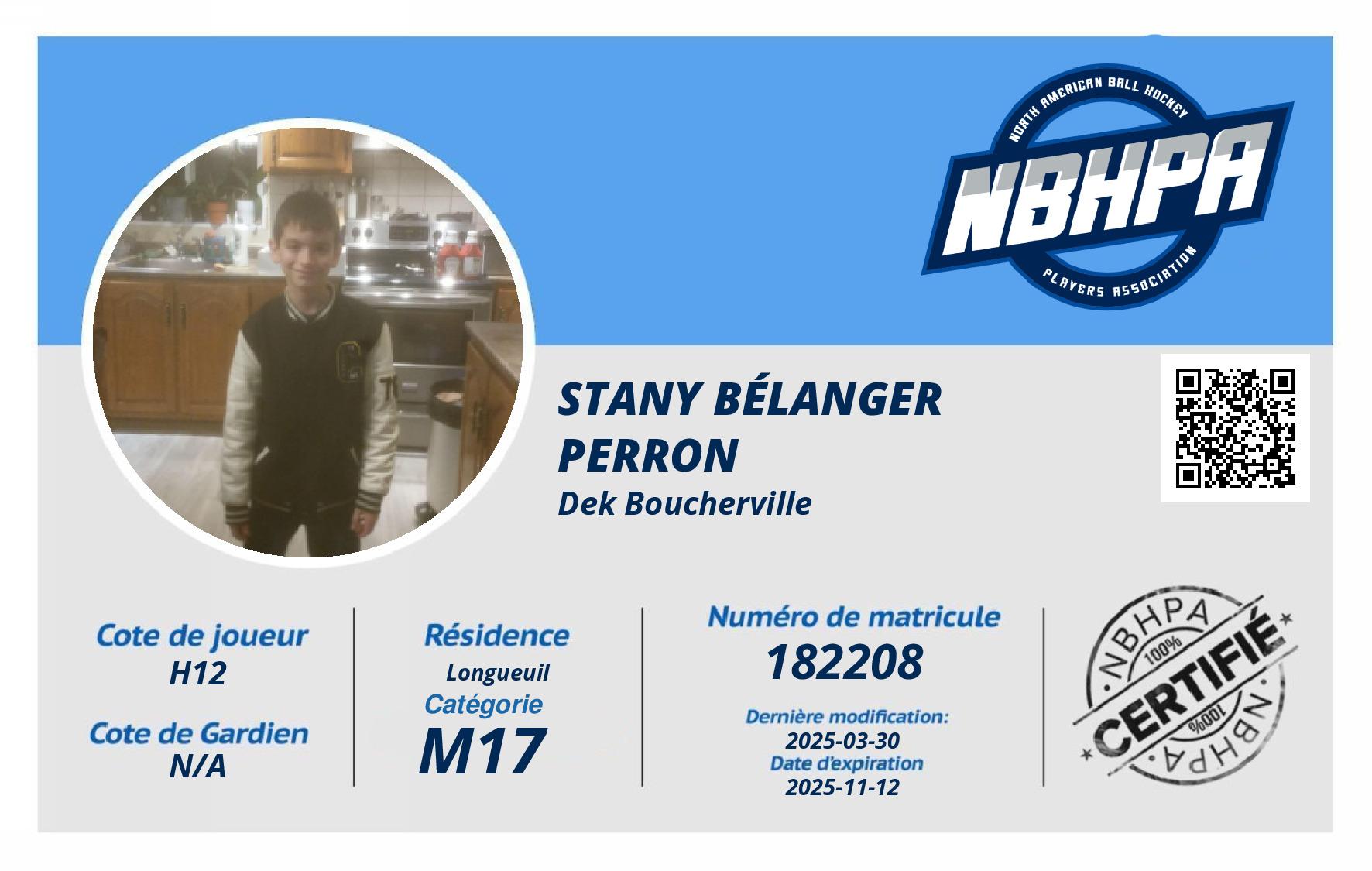 Stany Bélanger Perron