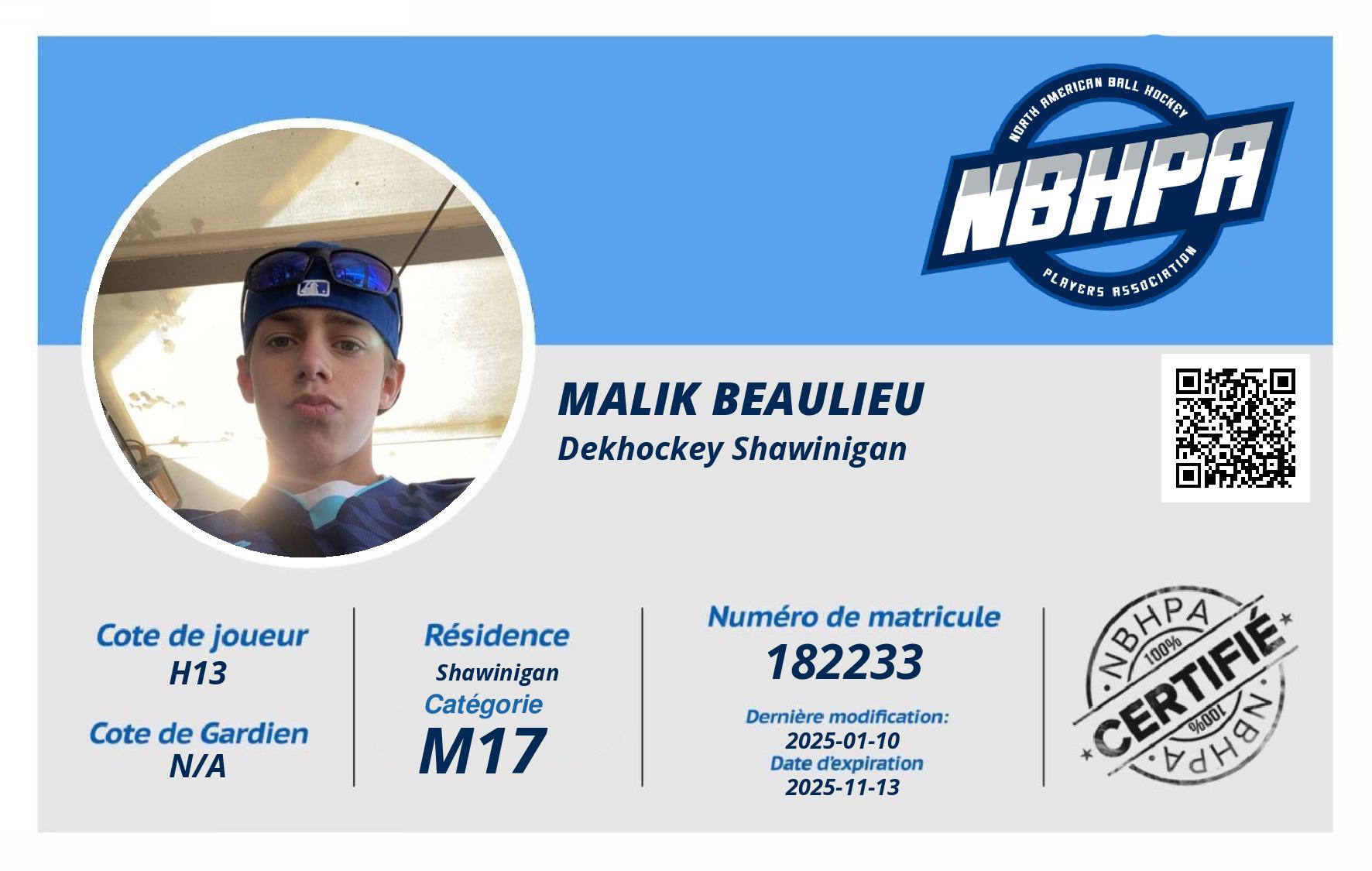 Malik Beaulieu