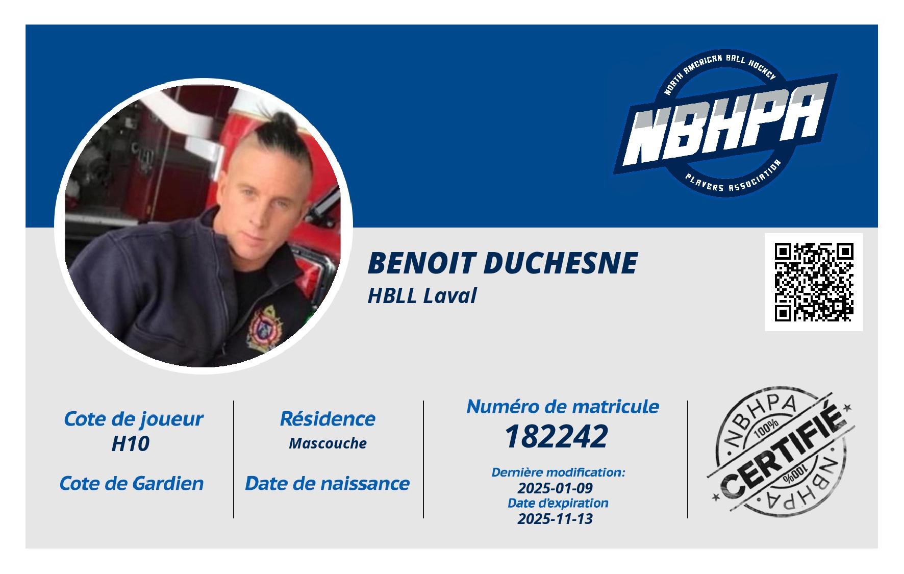 Benoit Duchesne