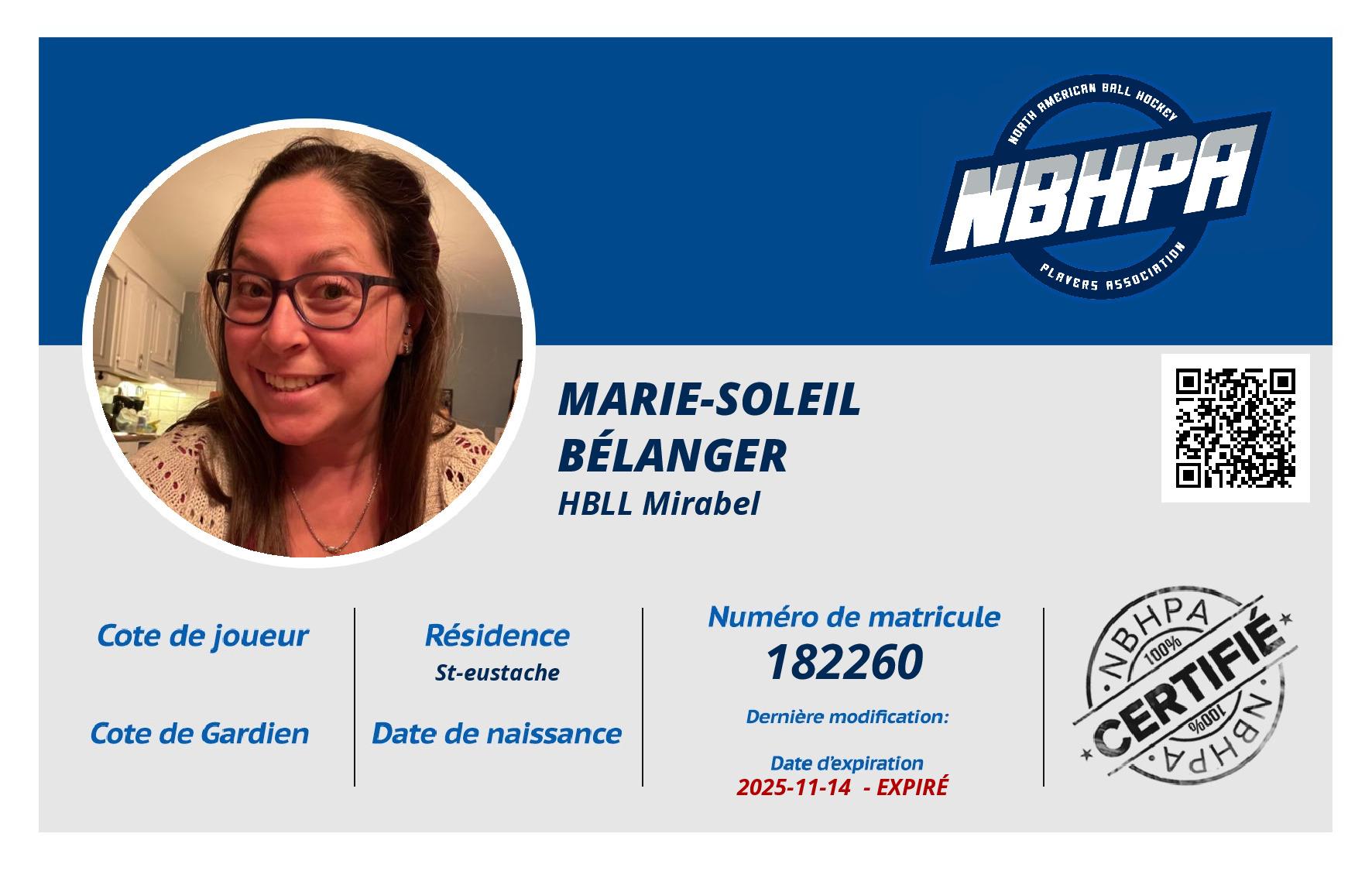 Marie-soleil Bélanger 