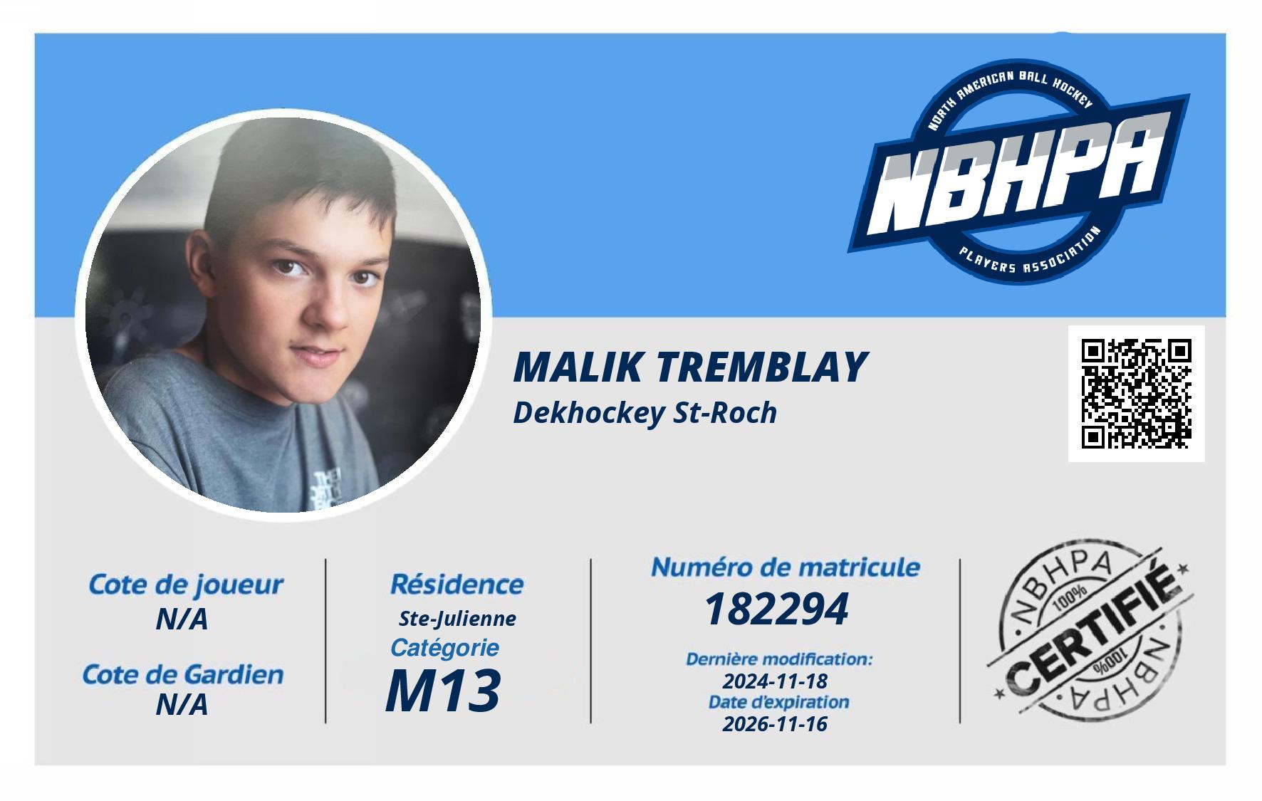 Malik Tremblay