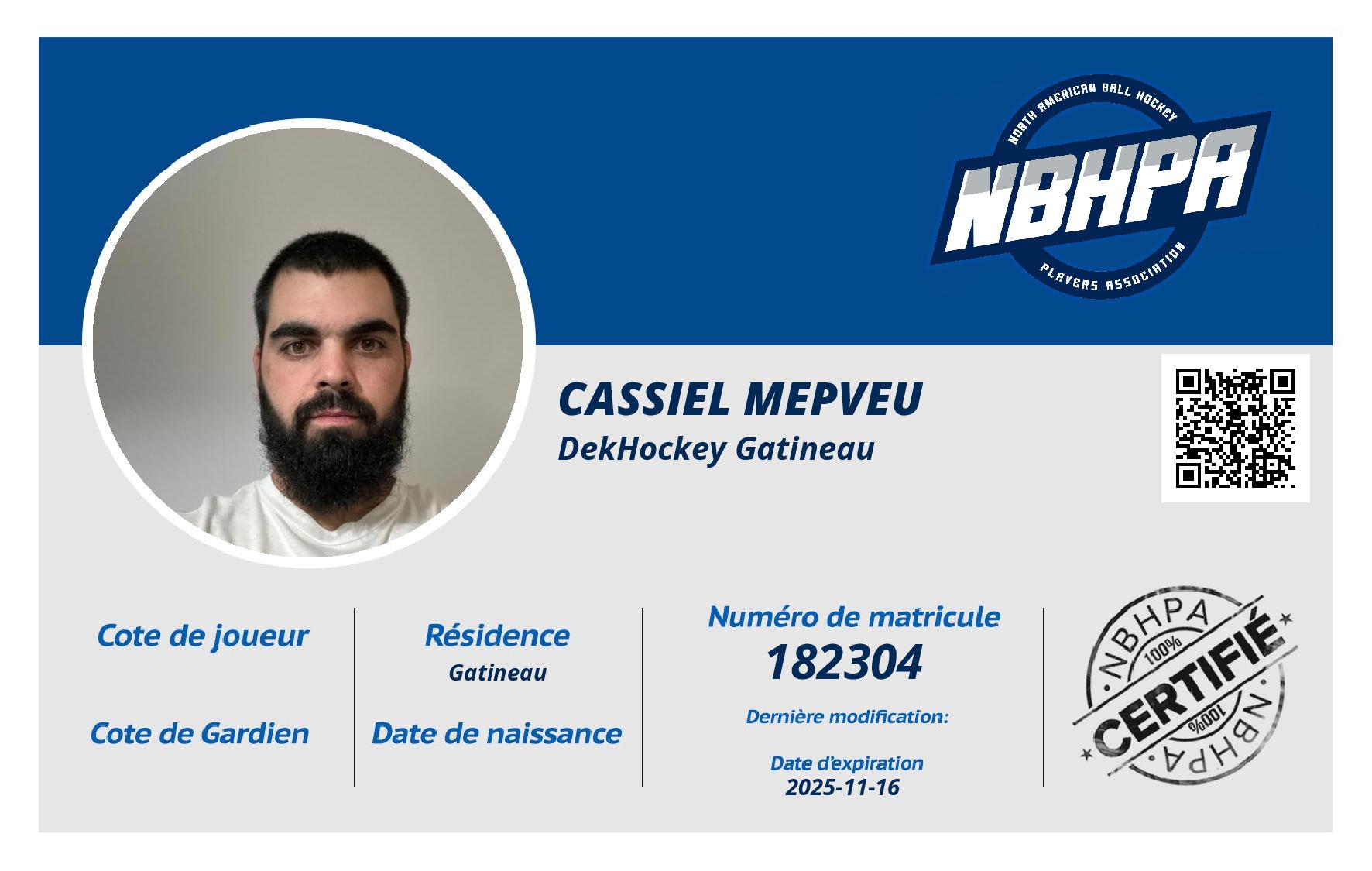 Cassiel Mepveu
